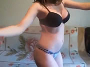 Sexy Serbian girl in black bra