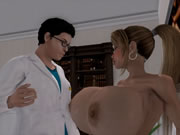 3D Animation Doctor and busty nurse